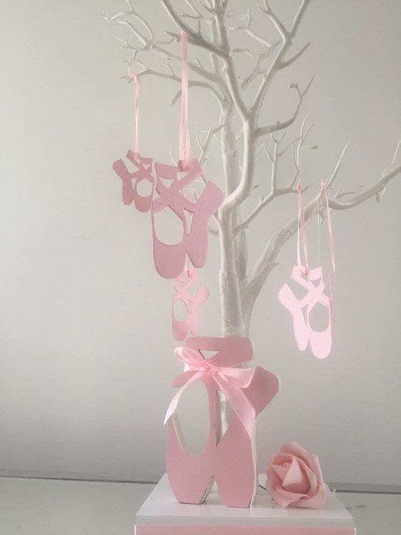 Deco baby showe nena tematica balet