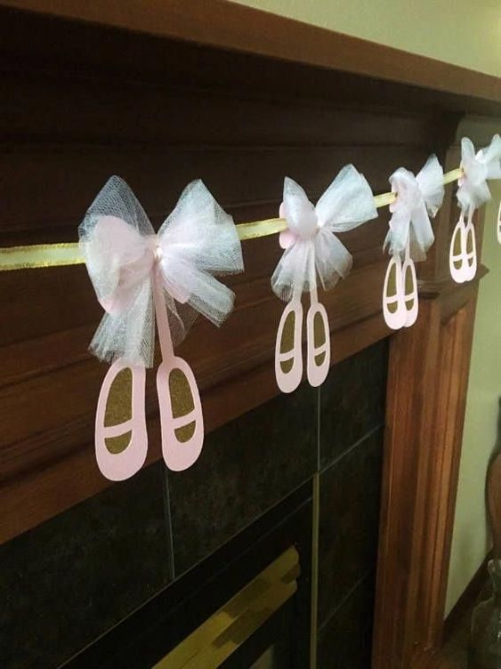 zapatillas balet deco baby shower