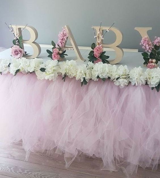 Deco baby shower nena